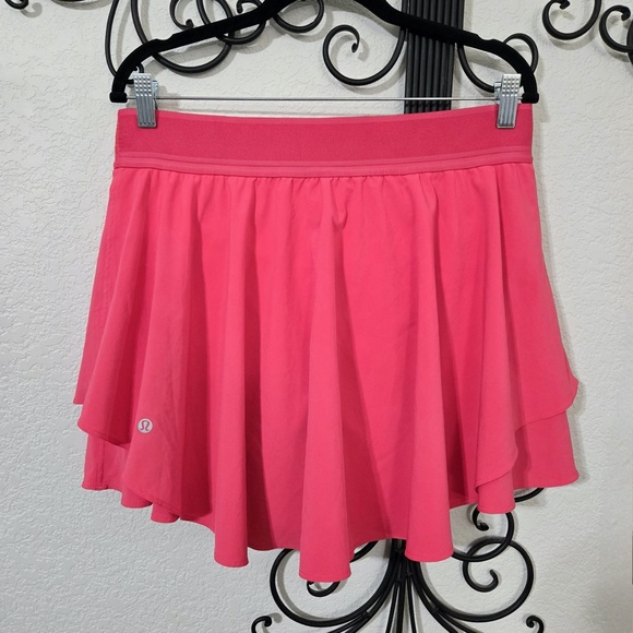 Lululemon Court Rival Skirt Pink - Picture 3 of 4